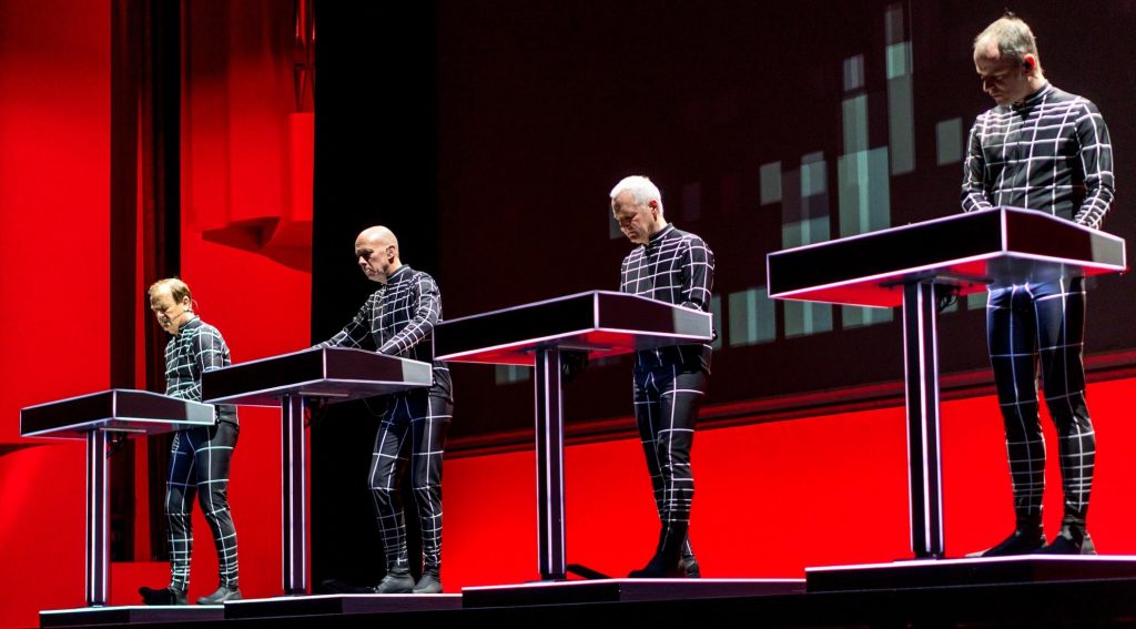 Kraftwerk no palco do Grammy