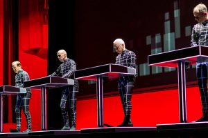 Kraftwerk no palco do Grammy