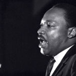 Martir Luther King discursando