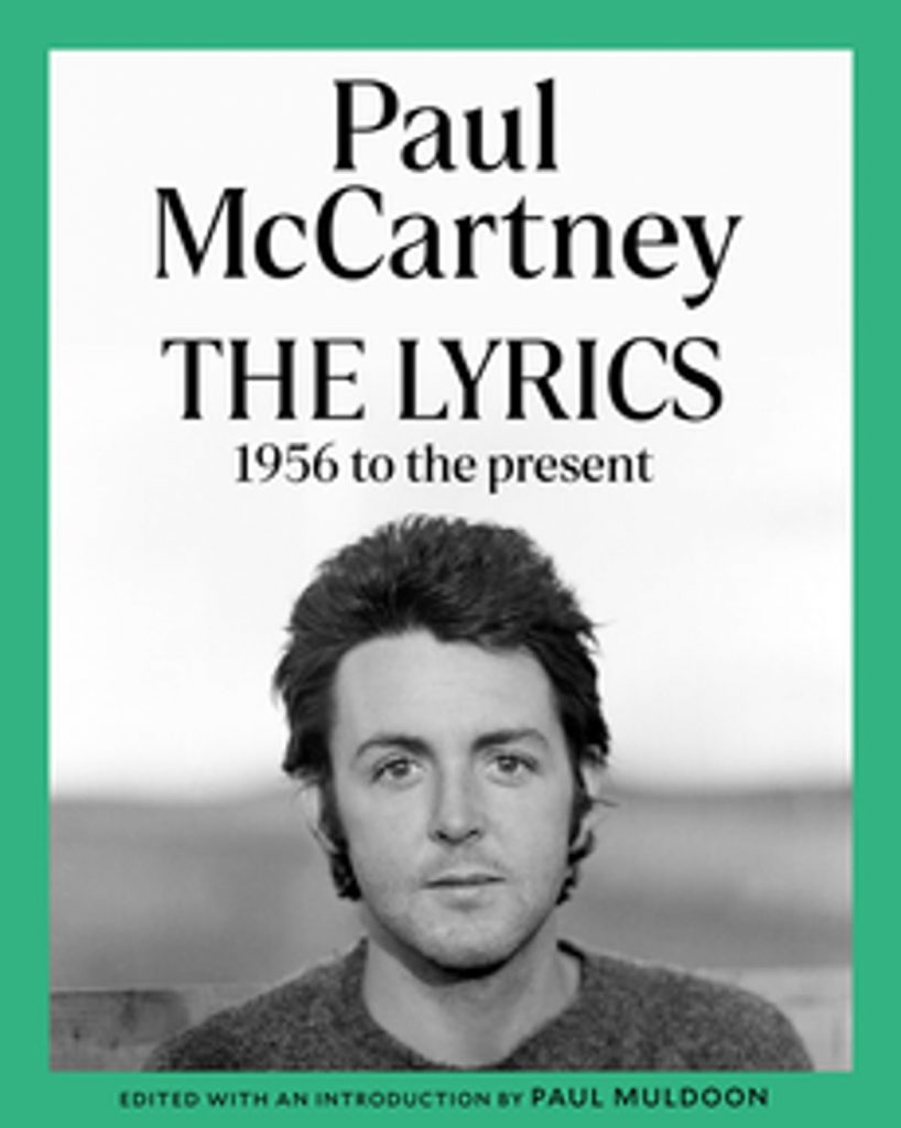 capa do livro de Paul McCartney - The Lyrics