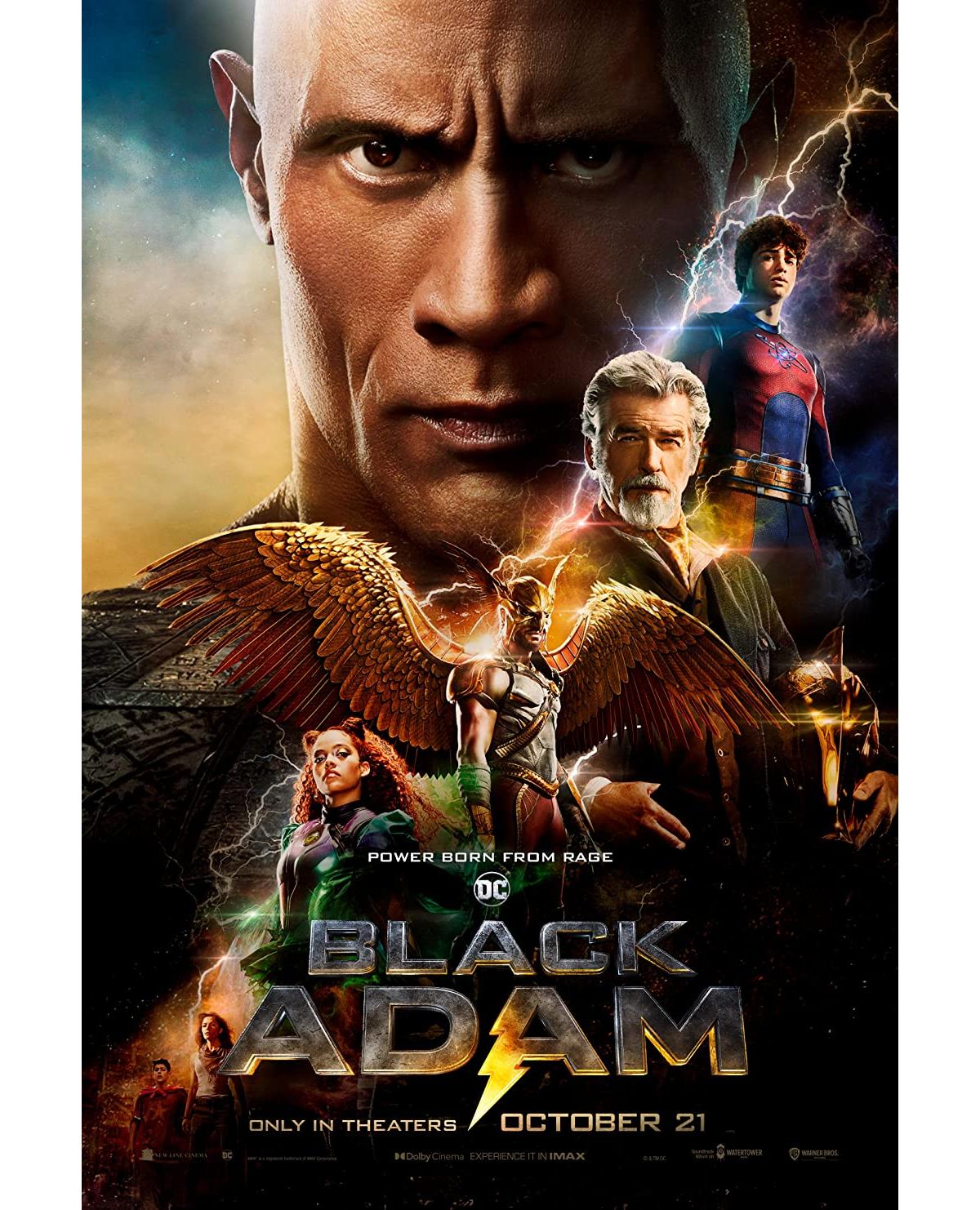 novos cartazes do filme Black Adam, aparentemente amanhã sai trailer novo :  r/jovemnerd