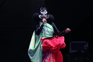 Björk no palco do Primavera Sound SP