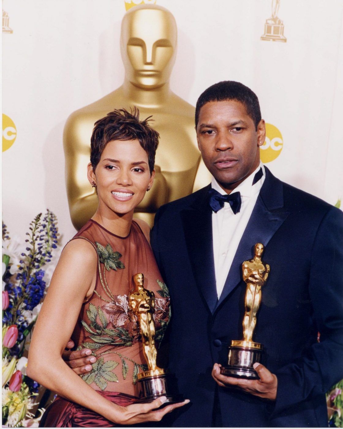 Denzel Washington Halle Berry 74th Oscar