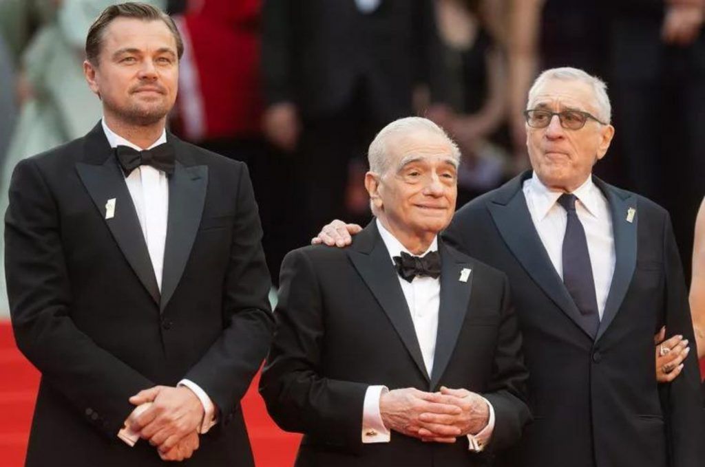 Leonardo DiCaprio, Martin Scorsese and Robert De Niro. PHOTO: SAMIR HUSSEIN/WIREIMAGE