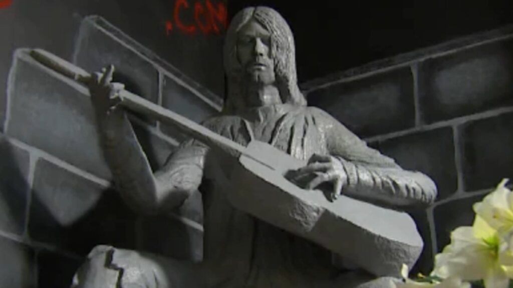 Estátua de Kurt Cobain