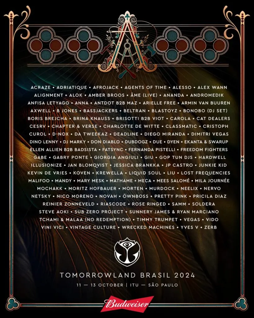 Lineup Tomorrowland Brasil