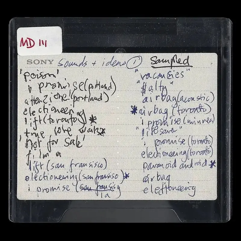 Minidisc do Radiohead