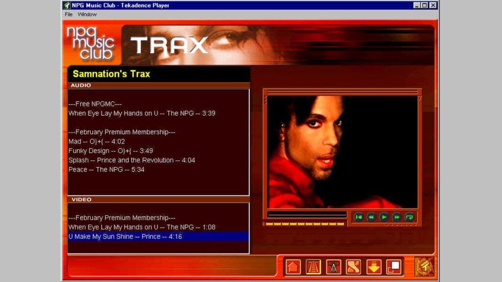 NPG Music Club, do Prince