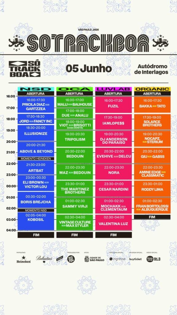Só Track Boa Festival 2026